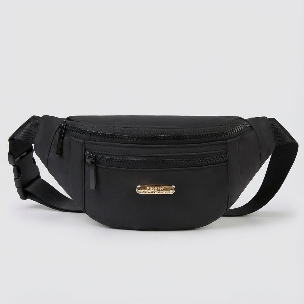 Stijlvolle en functionele lichtgewicht nylon heuptas LightPouch, modern design, geschikt voor elke activiteit.