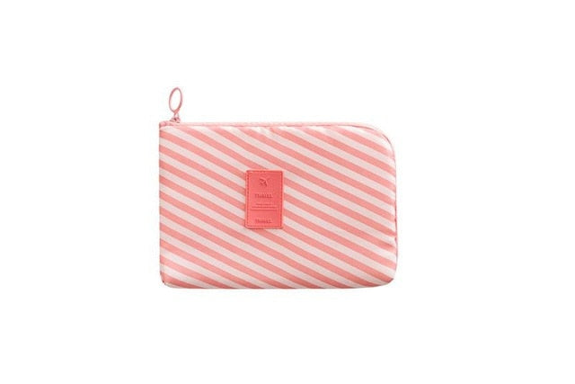 Essentiële waterdichte opbergtas voor reisaccessoires en gadgets; ideaal voor op reis.