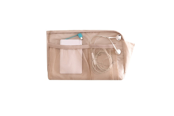 Waterdichte elektronica reis organizer met gratis mini opbergtas voor extra kleine gadgets.