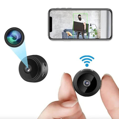 Mini wifi camera met bewegingsdetectie. Perfect voor verborgen huisbeveiliging en bewaking.