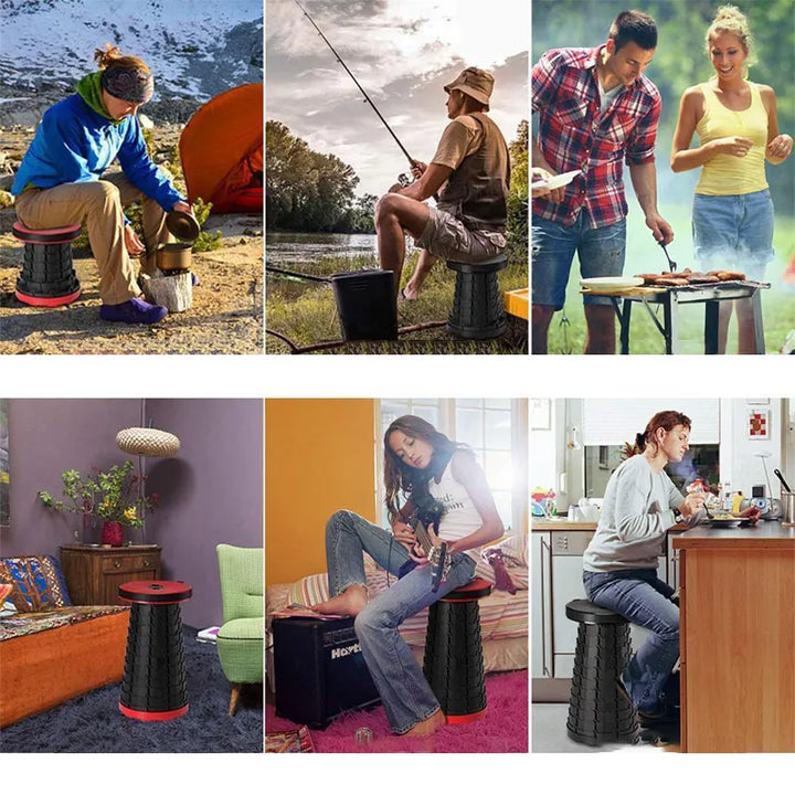 CompactGo tuinkruk, opvouwbaar en draagbaar voor tuinieren, biedt comfort bij het wroeten of planten.
