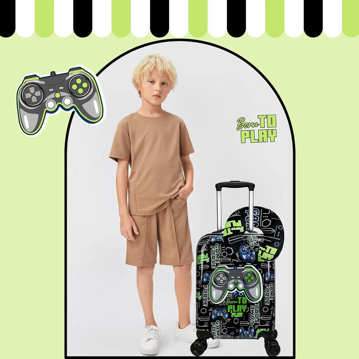 Comfortabel nekkussen en ergonomische rugzak uit de Game Day reisset voor optimaal gemak.