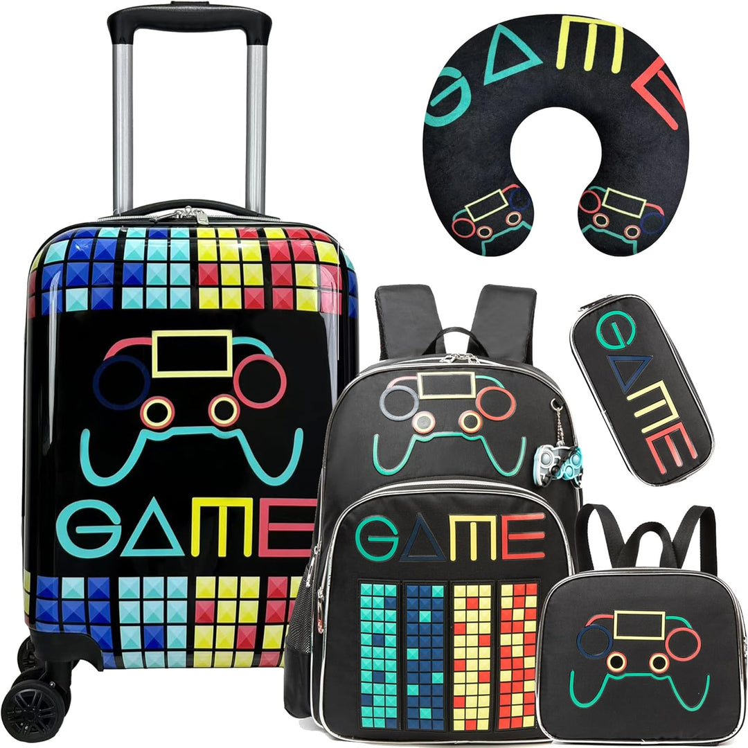 Veelzijdige 5-delige Game Day set, geschikt voor school, vakantie en logeerpartijen.
