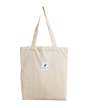 Perfecte ruime casual schoudertas voor dames, gemaakt van duurzaam corduroy. Ideaal voor onderweg.
