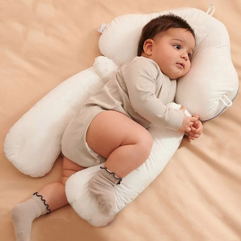 Baby slaapkussen met anti-reflux ontwerp. Comfortabele slaap & spijsvertering voor pasgeborene.