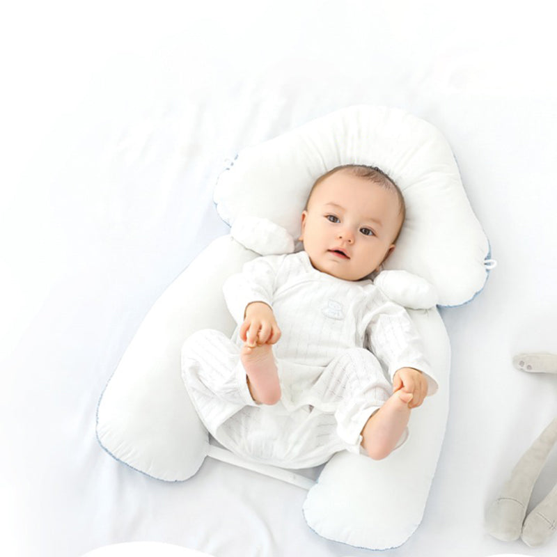 Zacht ademend baby slaapkussen voor optimaal comfort. Ergonomische ondersteuning voor pasgeborenen.