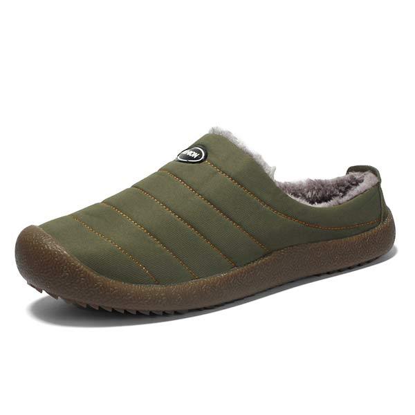 CozyWarm herenpantoffels met antislipzool, warm gevoerd. Stevigheid en comfort voor heren.