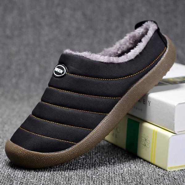 Ideaal cadeau: warme CozyWarm herenpantoffels, gevoerd voor comfort en warme wintervoeten.