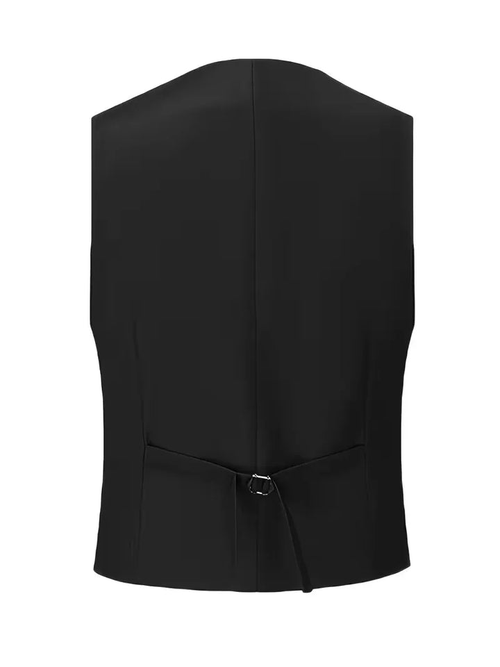 Luxe zakelijk driedelig pak voor heren inclusief stijlvol gilet