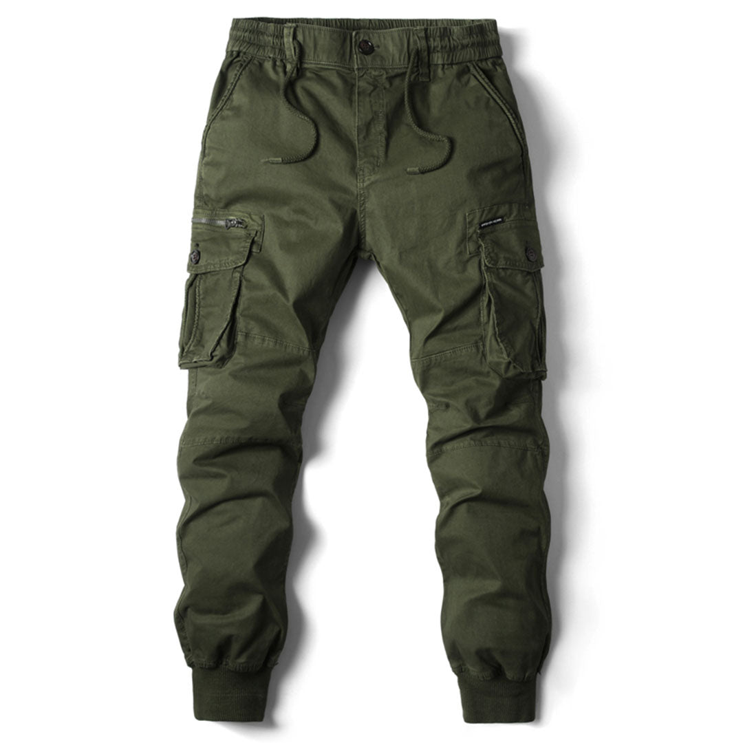Stijlvolle heren cargo broek met handige zakken voor dagelijks gebruik