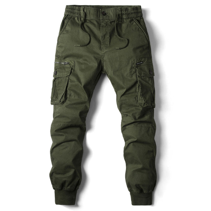 Stijlvolle heren cargo broek met handige zakken voor dagelijks gebruik