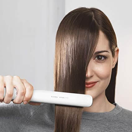 Makkelijk te gebruiken 2-in-1 haarstyling tool: krultang en stijltang voor snelle ochtenden en prachtige looks.