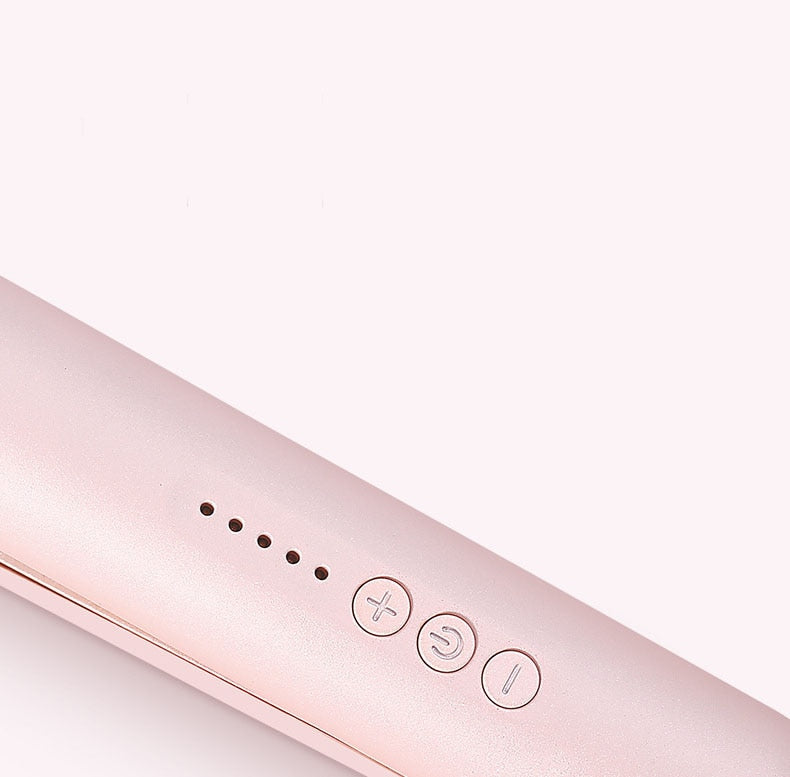 Handige 2-in-1 krul- en stijltang voor dames. Perfect voor reizen en snelle haarstyling met één apparaat.