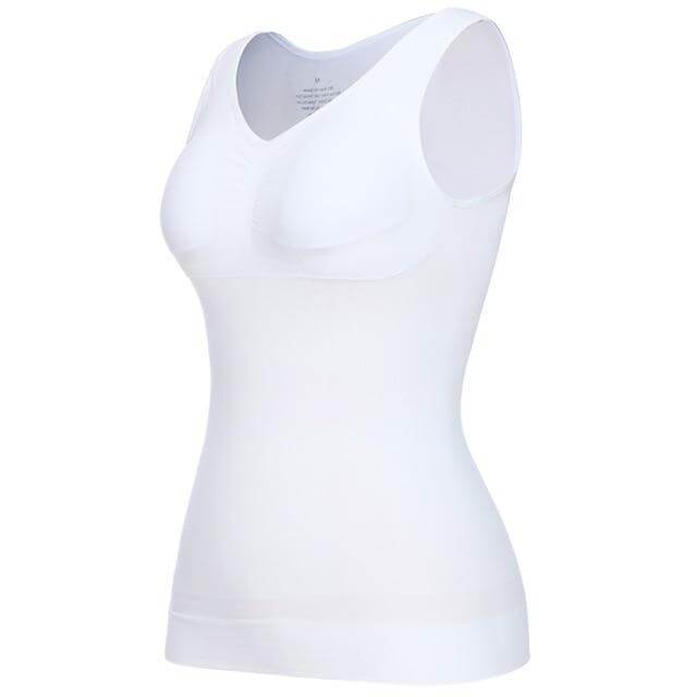Dames body shaper cami, corrigeert de buik, taille en rug voor een gestroomlijnd en slank figuur.