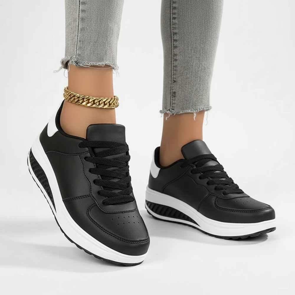 Stijlvolle Amelie dames orthopedische sneakers; modieus en ondersteunend voor elke dag.