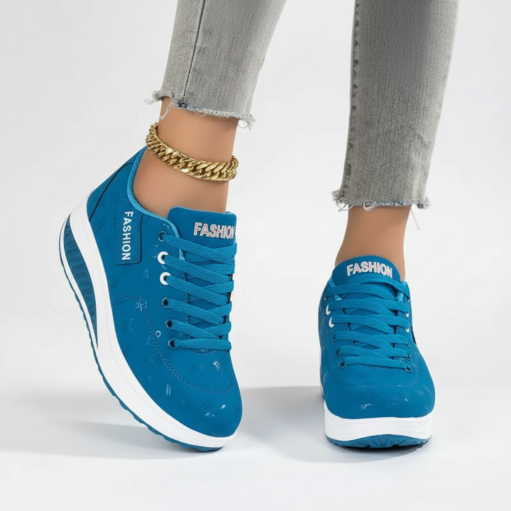 Amelie orthopedische dames sneakers met dempende zool; comfortabele schoenen voor voetpijn verlichting.