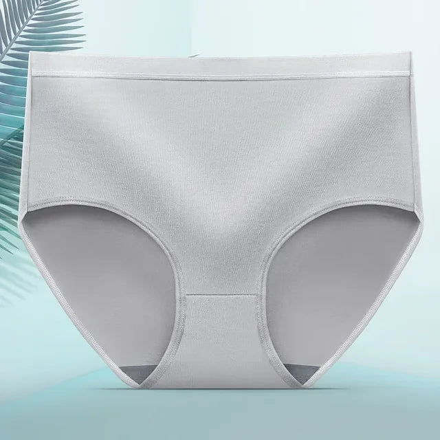 Verpakking van dames anti-lek ondergoed, met focus op 'comfort en zelfvertrouwen' belofte.