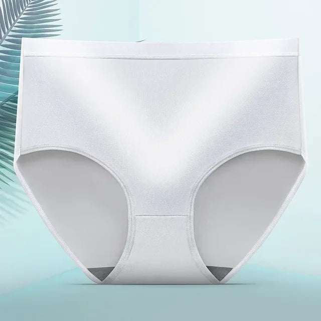 Beschermende dames basic onderbroek, lekveilig en gemaakt van een zachte katoen-spandex blend.