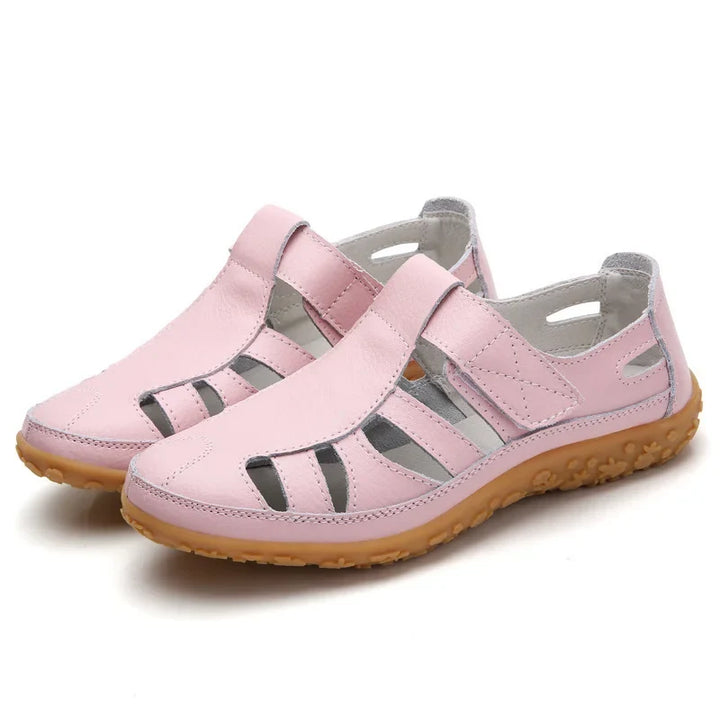 Orthopedische anti-slip dames sandalen met brede pasvorm, ideaal voor maximaal comfort.