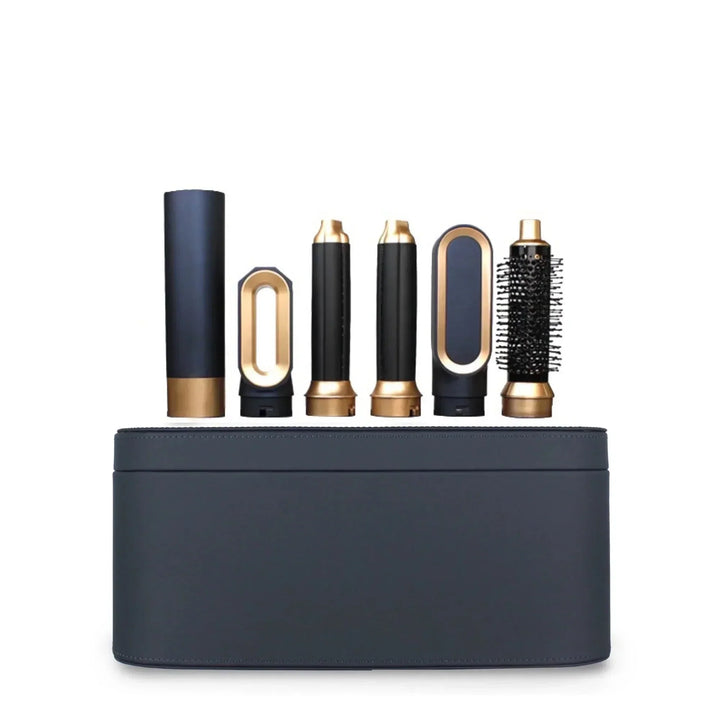 AuraStyle dames haartool: 5-in-1 multistyler met ionische technologie voor perfecte en beschermde haarstyling.