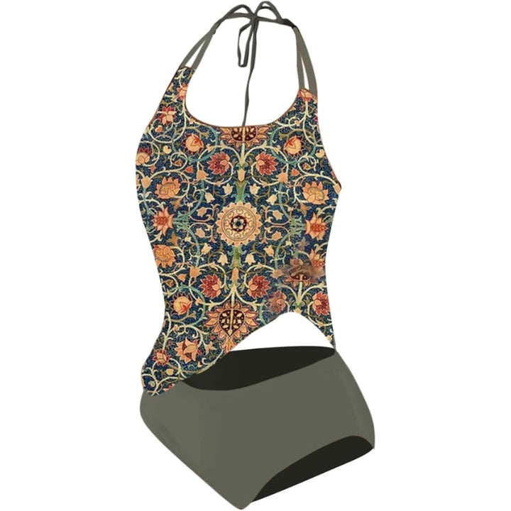 Comfortabel dames zwempak Celestina voor vakantie en strand, met een moderne en zomerse uitstraling.