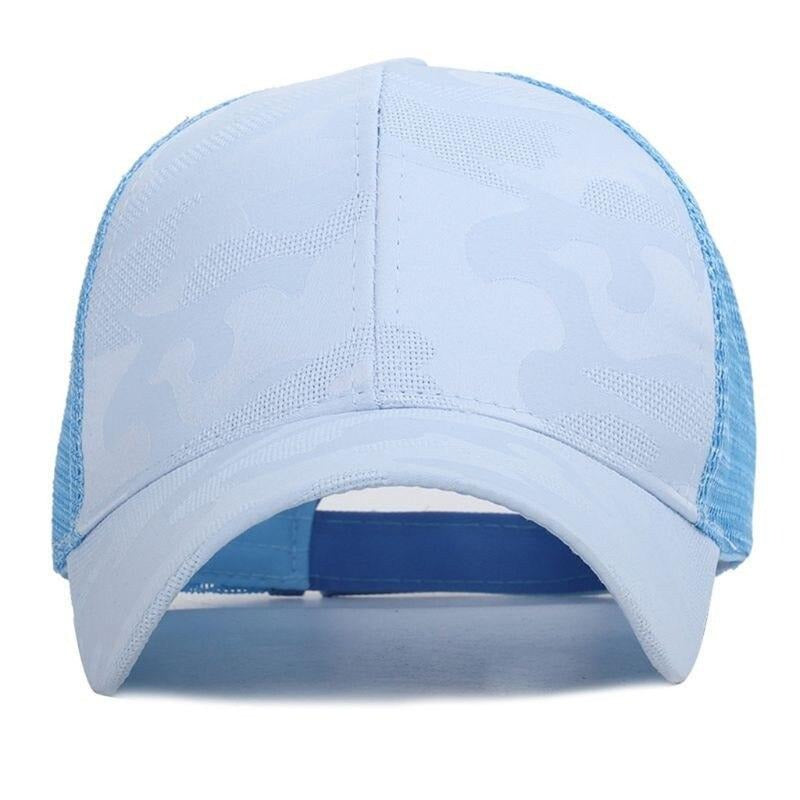 Comfortabele dames baseballcap, ademend, met paardenstaartopening, voor actieve vrouwen.