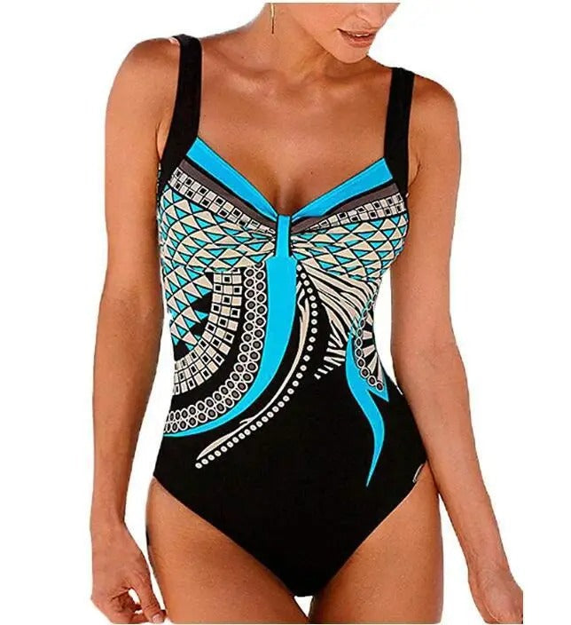 Flatterend dames badpak met comfortabele pasvorm en trendy print. Ideaal voor zomer, chloorbestendig.