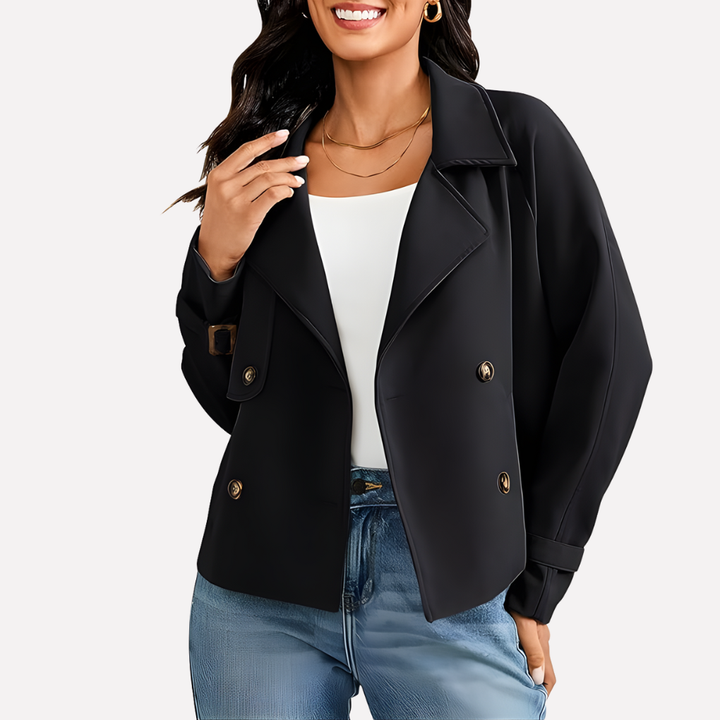 Elegant dames blazer jack, perfect voor zowel zakelijke als casual outfits. Moderne damesmode, lente/herfst.
