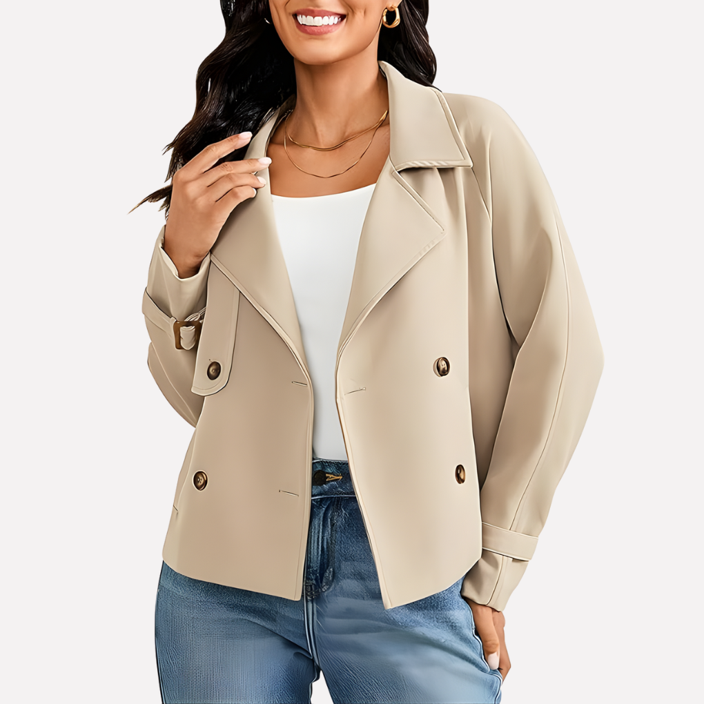 Klassieke dames blazer, veelzijdig en chique. Geschikt voor kantoor of als casual mode-item.