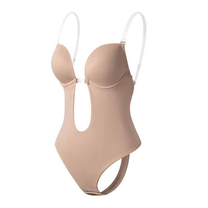 Comfortabele dames body shaper met open rug, ideaal voor zomerse jurken