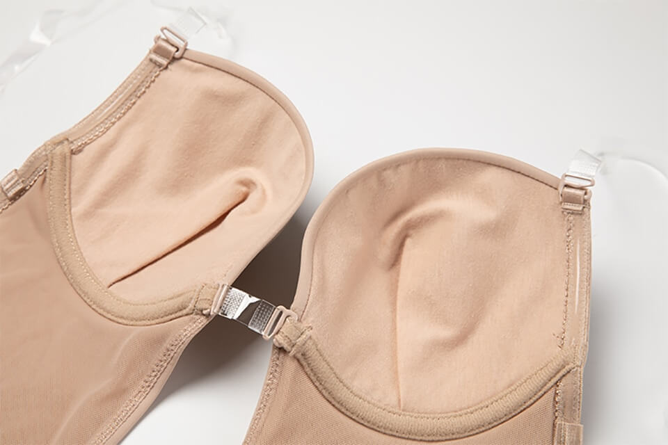 Body shaper met open rug en diepe V-uitsnijding, naadloos en comfortabel