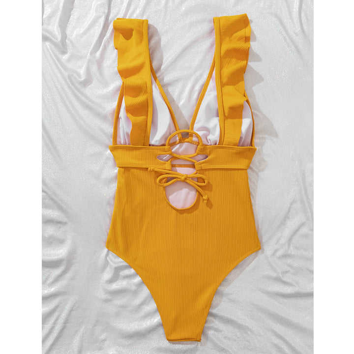 Flatterend dames zwempak, boho design, meerkleurig. Ideaal voor een stijlvolle zomerlook.