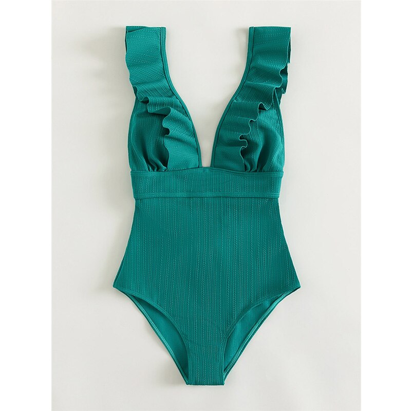Stijlvol dames badpak, boho-patroon, flatterend en sneldrogend. Perfect voor zomerse dagen.
