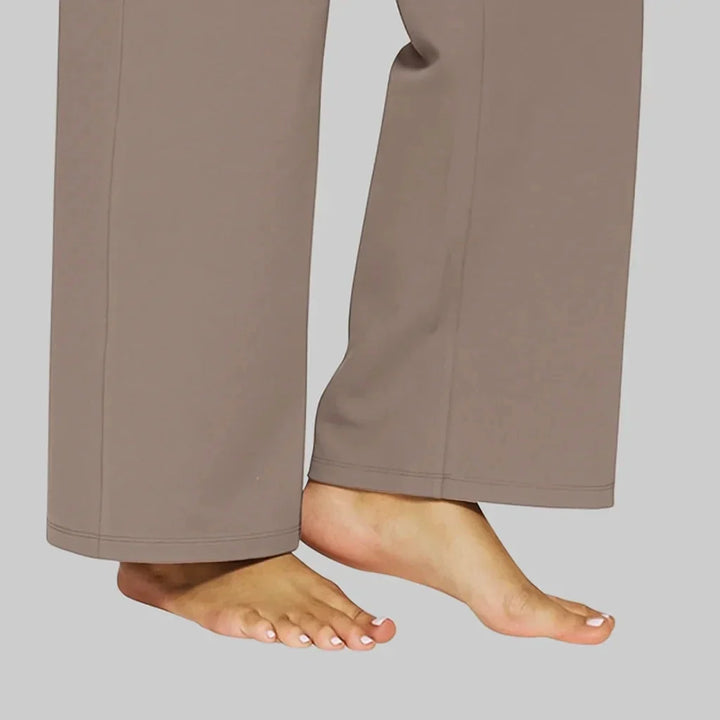 Stijlvolle broek voor dames met hoge taille en handige zakken