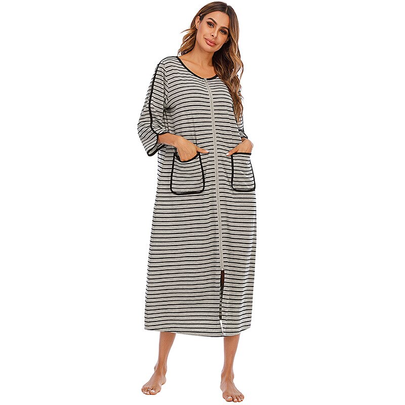 Comfortabele ritsbadjas voor vrouwen, heerlijk na het douchen of als loungewear.