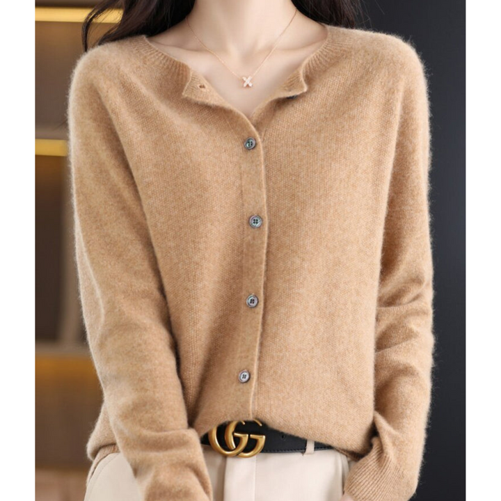 Modieus dames cardigan, nieuwkomer collectie. Tijdloos en comfortabel vest voor langdurig plezier.
