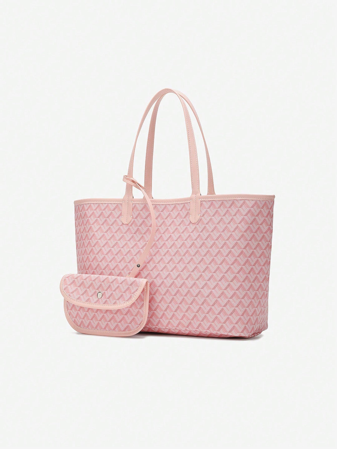Dagelijkse dames tote bag, lichtgewicht PVC schoudertas, comfortabel en ruim.