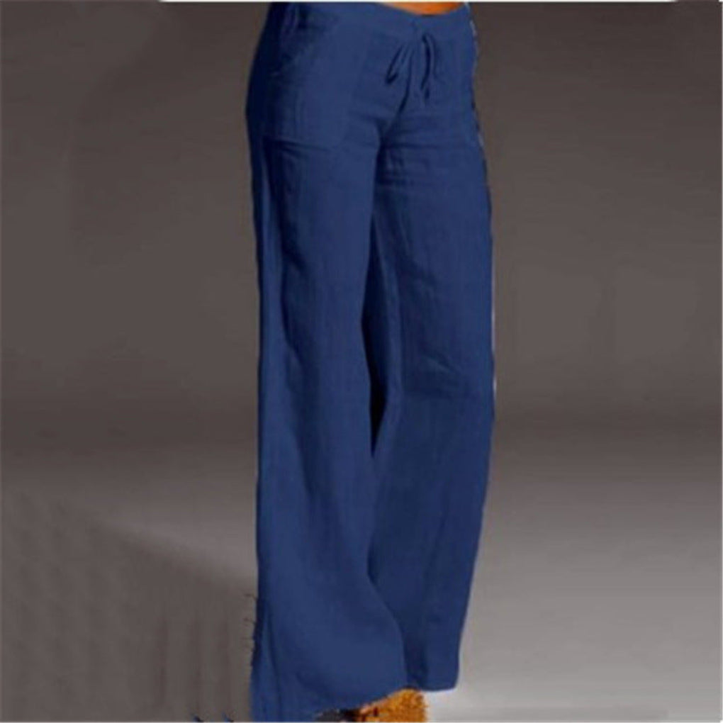 Veelzijdige dames casual broek voor de zomer, met zachte stof en comfortabele, losse pasvorm.