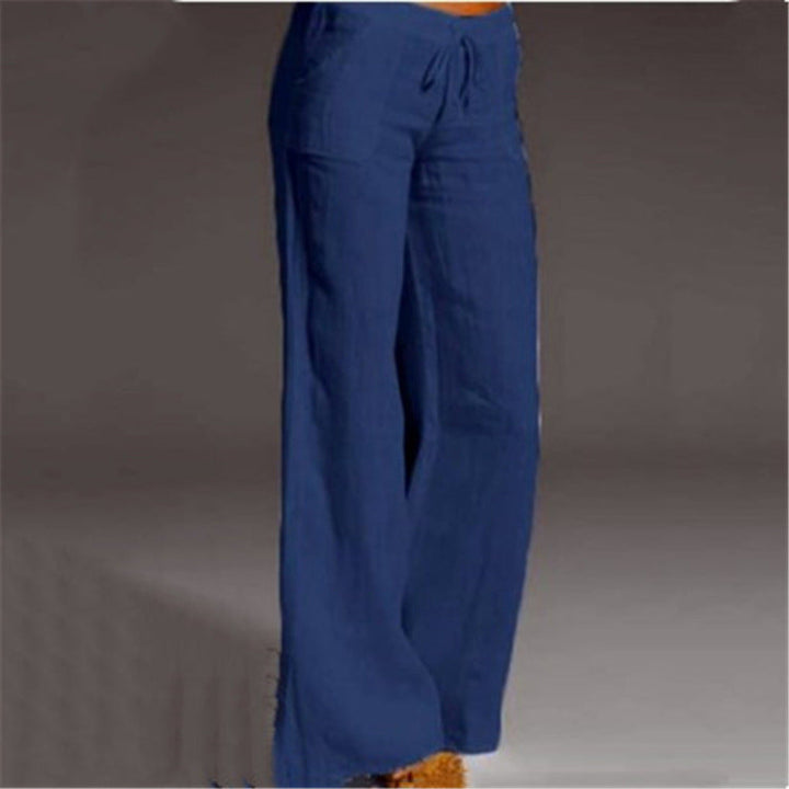 Veelzijdige dames casual broek voor de zomer, met zachte stof en comfortabele, losse pasvorm.