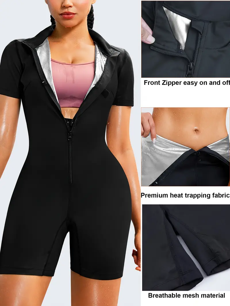 Full body Celina dames saunapak. Afslankende werking, ideaal voor workouts, fitness en figuurcorrectie.