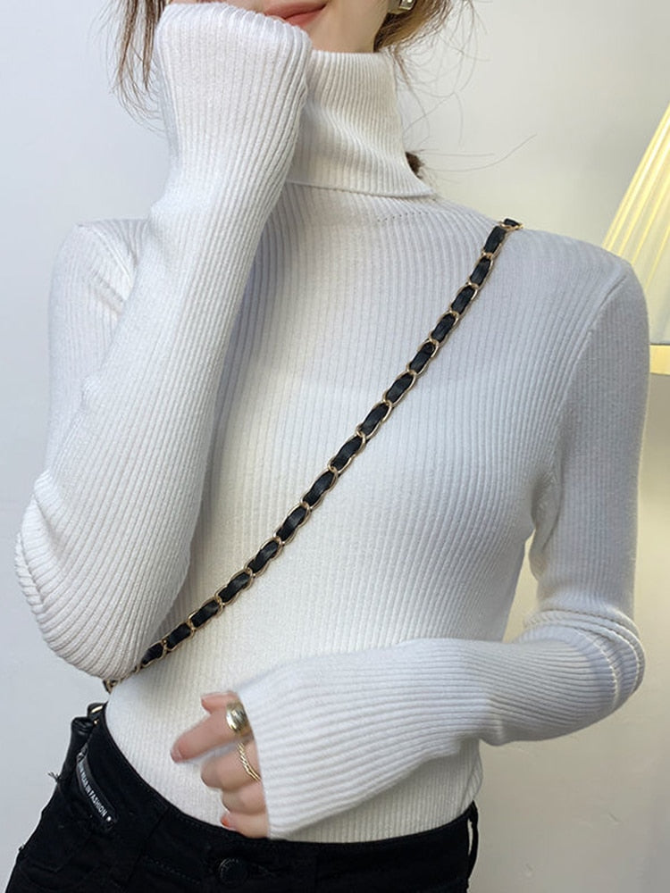 Warme en comfortabele dames coltrui. Perfect voor casual gelegenheden in de winter, gemakkelijk te combineren.
