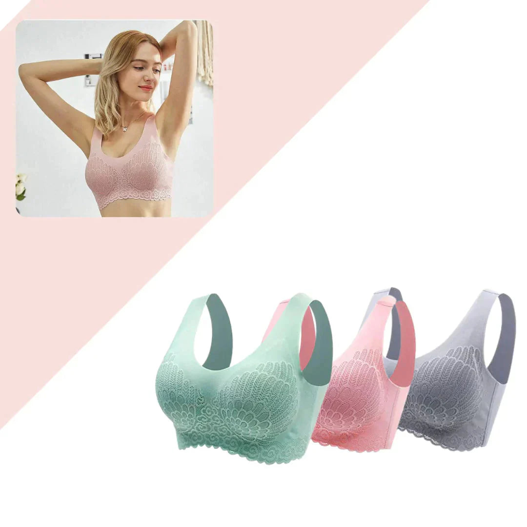 Comfortabele plus size dames bh multipack (3x), naadloos design met goede ondersteuning voor elke dag.