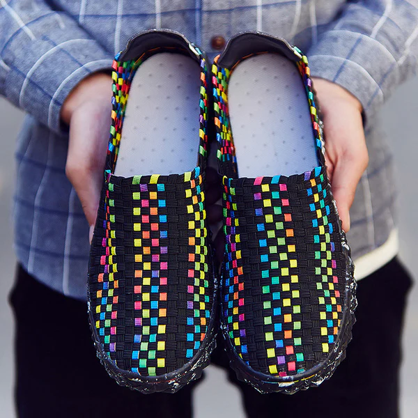 Eliana dames comfort sneakers, gerecycled met memory foam zool voor superieur loopcomfort.