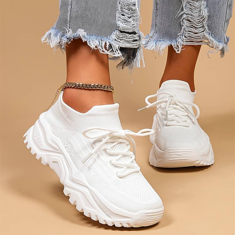Dames Comfort Stride orthopedische sneakers voor ultiem comfort en pijnverlichting. Ideaal voor voetgezondheid.