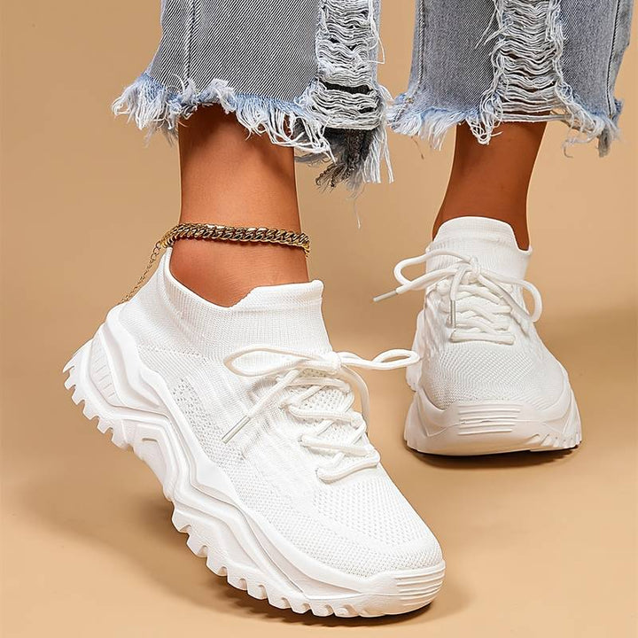 Dames Comfort Stride orthopedische sneakers voor ultiem comfort en pijnverlichting. Ideaal voor voetgezondheid.