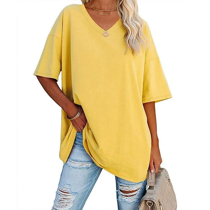 ComfyShirt™: comfortabel dames shirt, veelzijdig voor casual lente- en zomeroutfits. Trendy bovenkleding.
