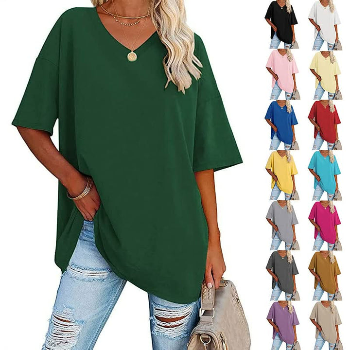 Trendy en comfortabel dames ComfyShirt™ T-shirt. Relaxte pasvorm, ideaal voor zomerse dagen.