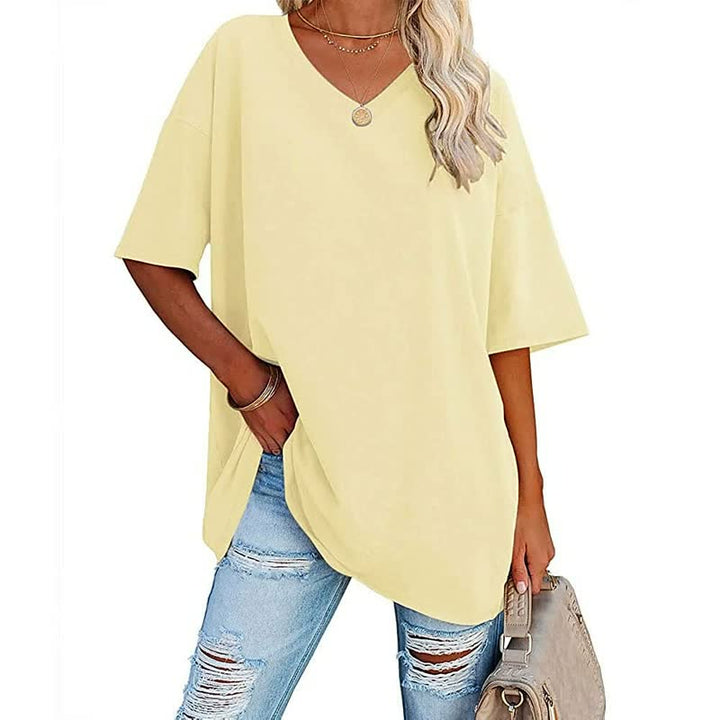 Comfortabel dames ComfyShirt™: stijlvol T-shirt voor elke dag, in een trendy zomerkleur.