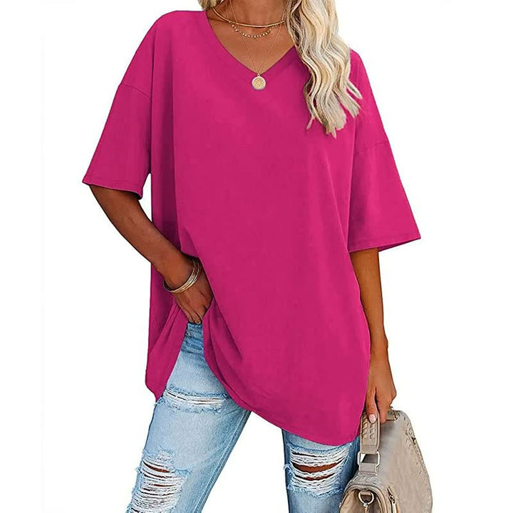 Veelzijdig dames T-shirt ComfyShirt™: modieus en ademend, ideaal voor lente en zomer.