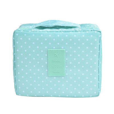 Dames compacte waterdichte make-up reistas met bloemenpatroon, cosmetica organizer voor toiletartikelen.